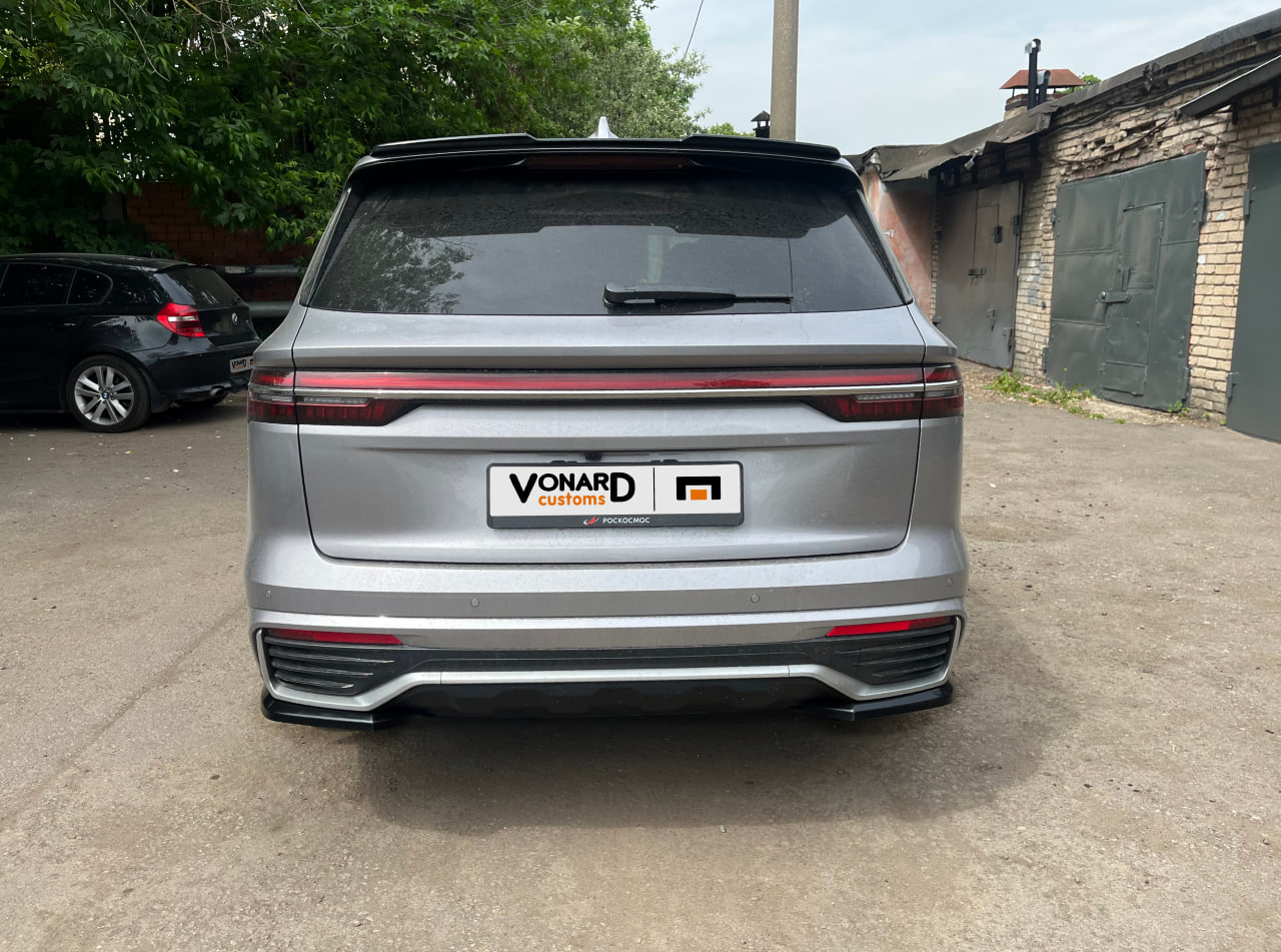 картинка Сплиттеры заднего бампера Geely Monjaro 1 - под покраску vonard customs 