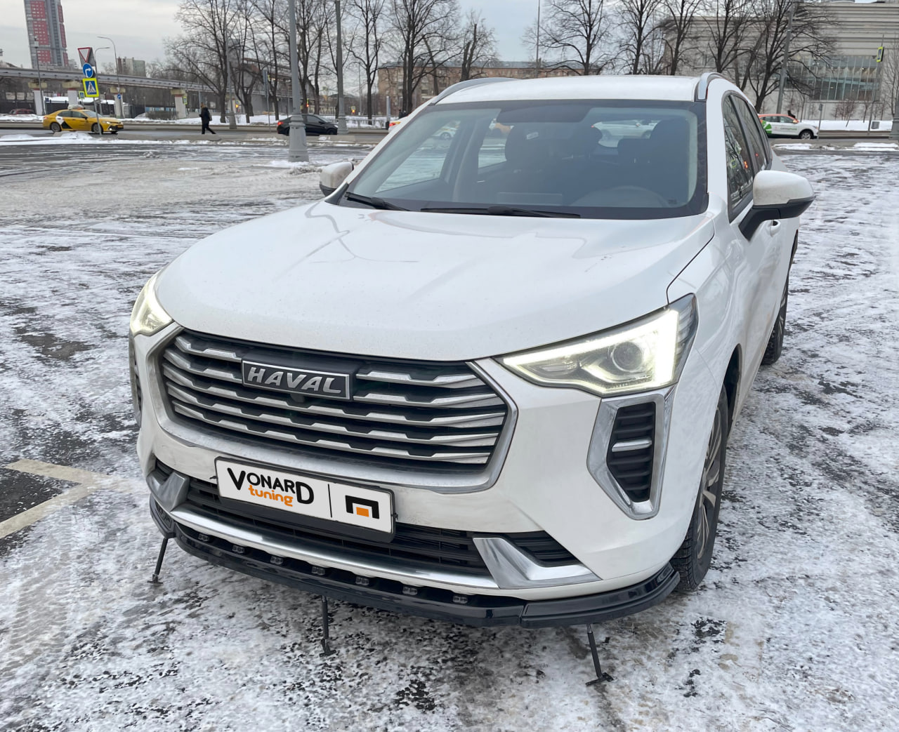 картинка Сплиттер переднего бампера Haval Jolion 1 - под покраску vonard customs 