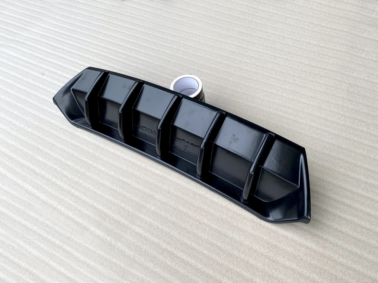 картинка Диффузор вставка заднего бампера Skoda Octavia 3 A7 RS (ver. 3) - под покраску vonard customs 