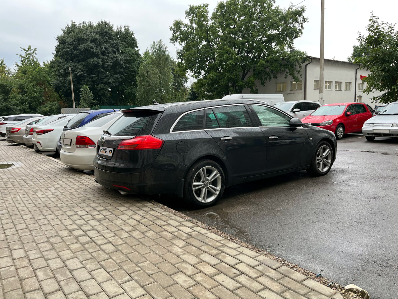 картинка Спойлер лезвие крышки багажника Opel Insignia 1 универсал - под покраску vonard customs 