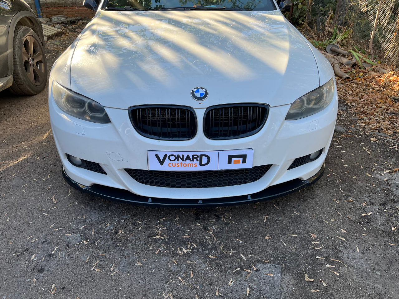 картинка Сплиттер переднего бампера BMW 3 E92 E93 M-pack V1 vonard customs 