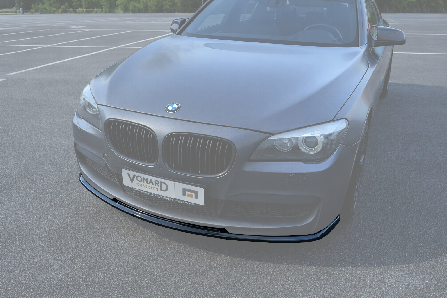 картинка Сплиттер переднего бампера BMW 7 F01 F02 M-Pack v2 - под покраску vonard customs 