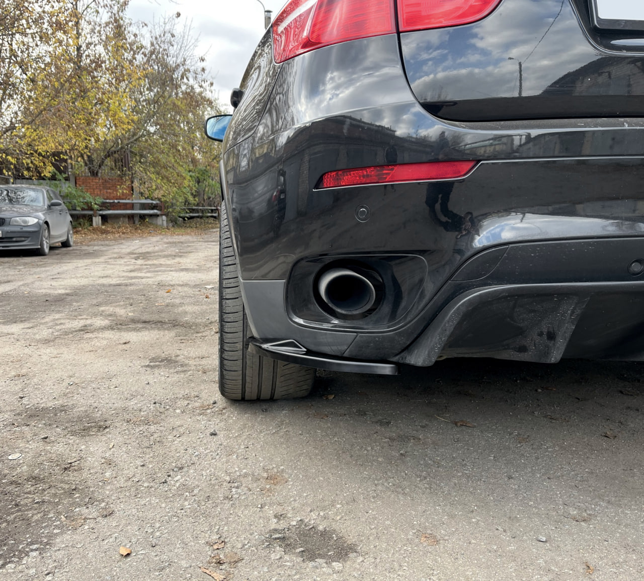 картинка Сплиттеры заднего бампера BMW X6 E71 vonard customs 