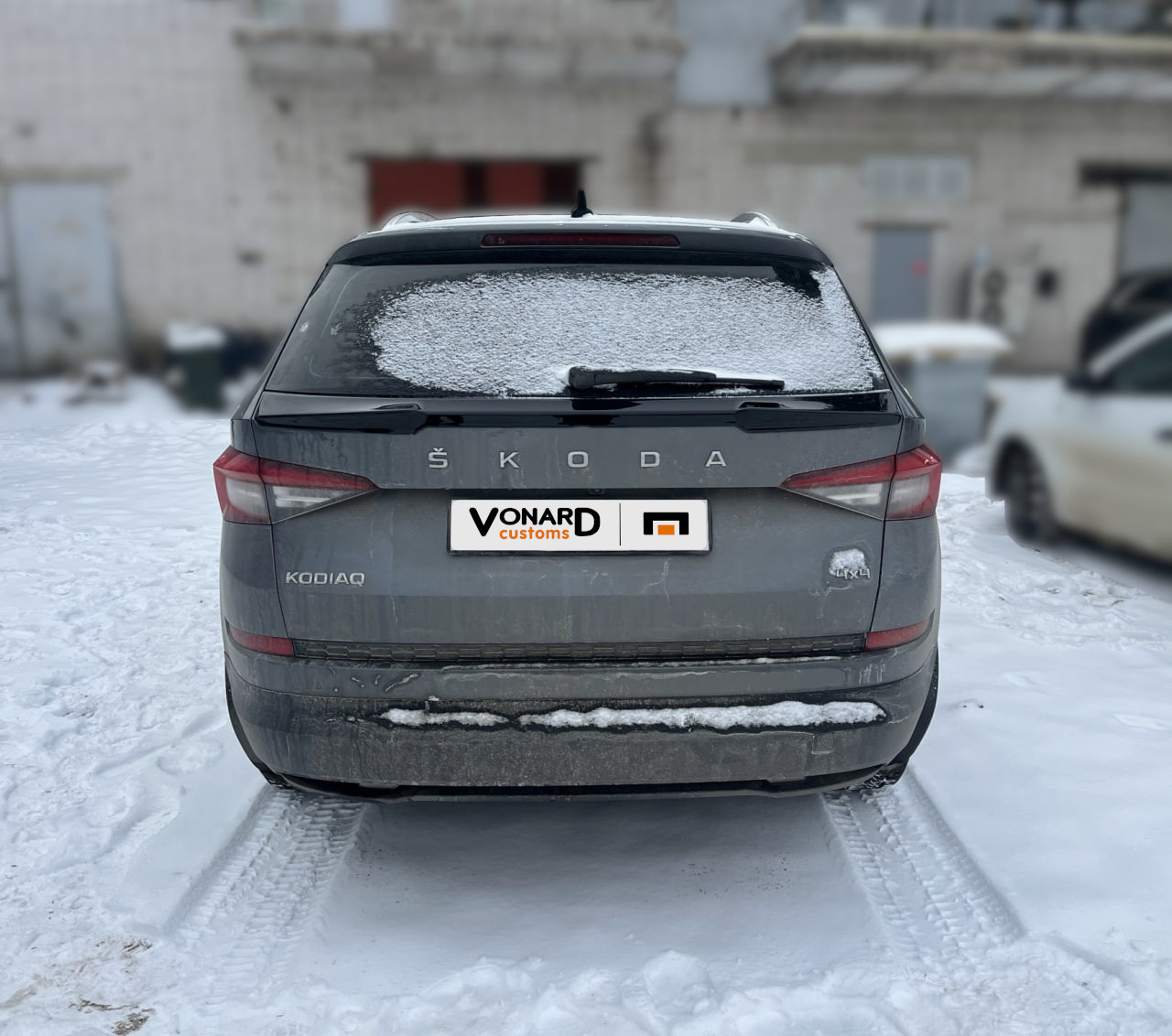 картинка Спойлер крышки багажника (нижний) Skoda Kodiaq 1 (ver. 2) vonard customs 