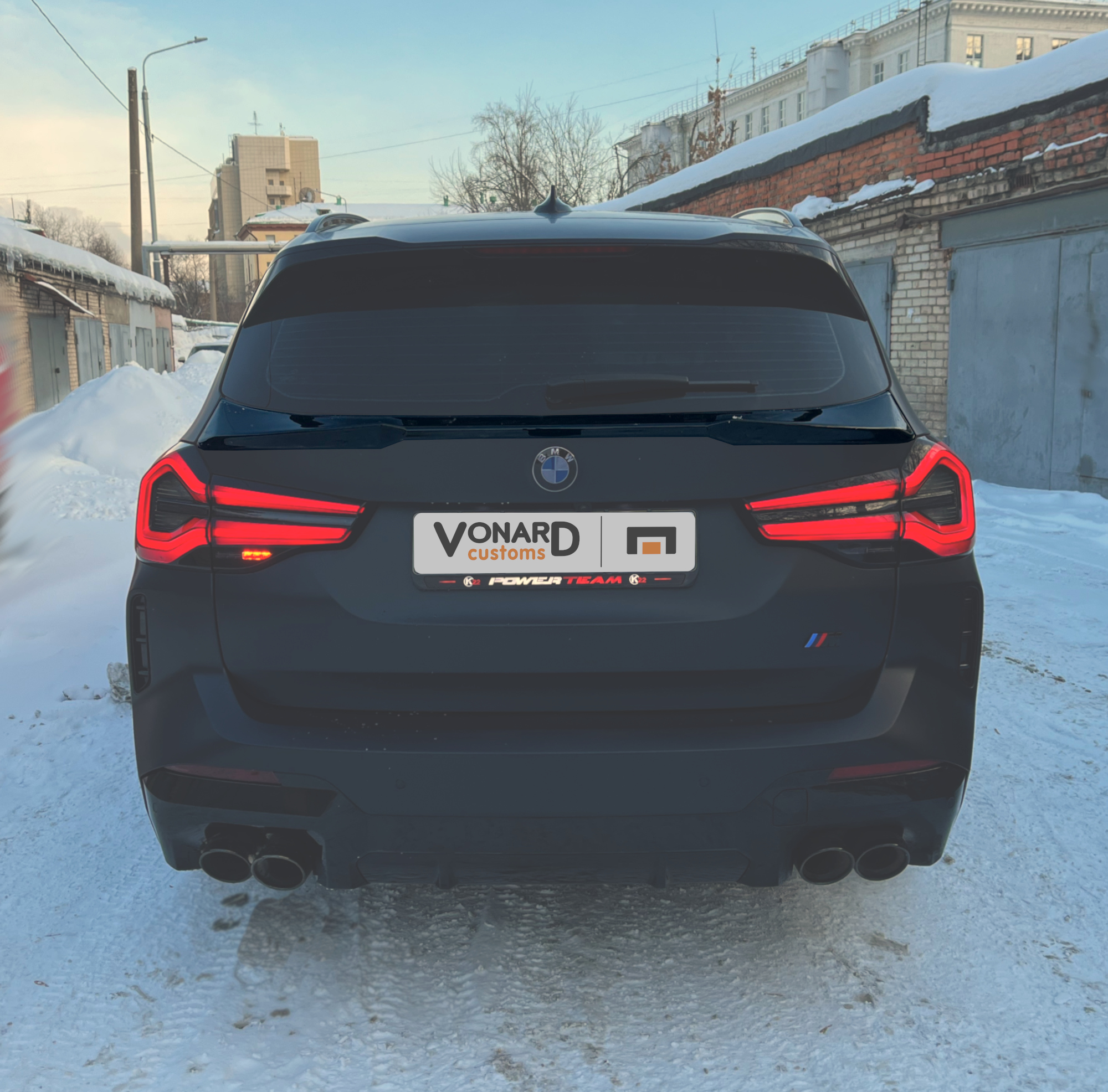 картинка Спойлер крышки багажника (нижний) BMW X3 G01 vonard customs 