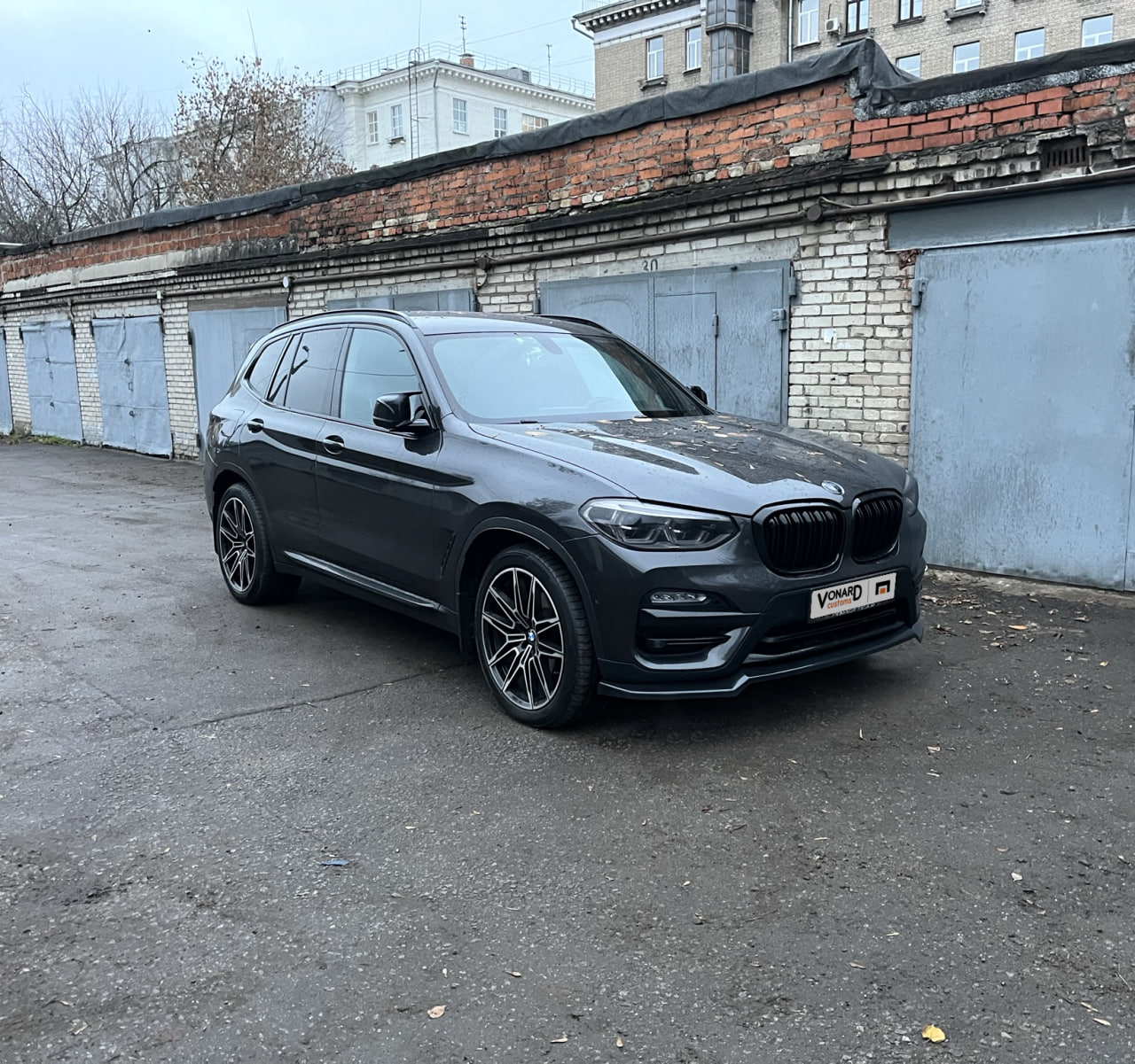 картинка Сплиттер переднего бампера BMW X3 G01 - под покраску vonard customs 