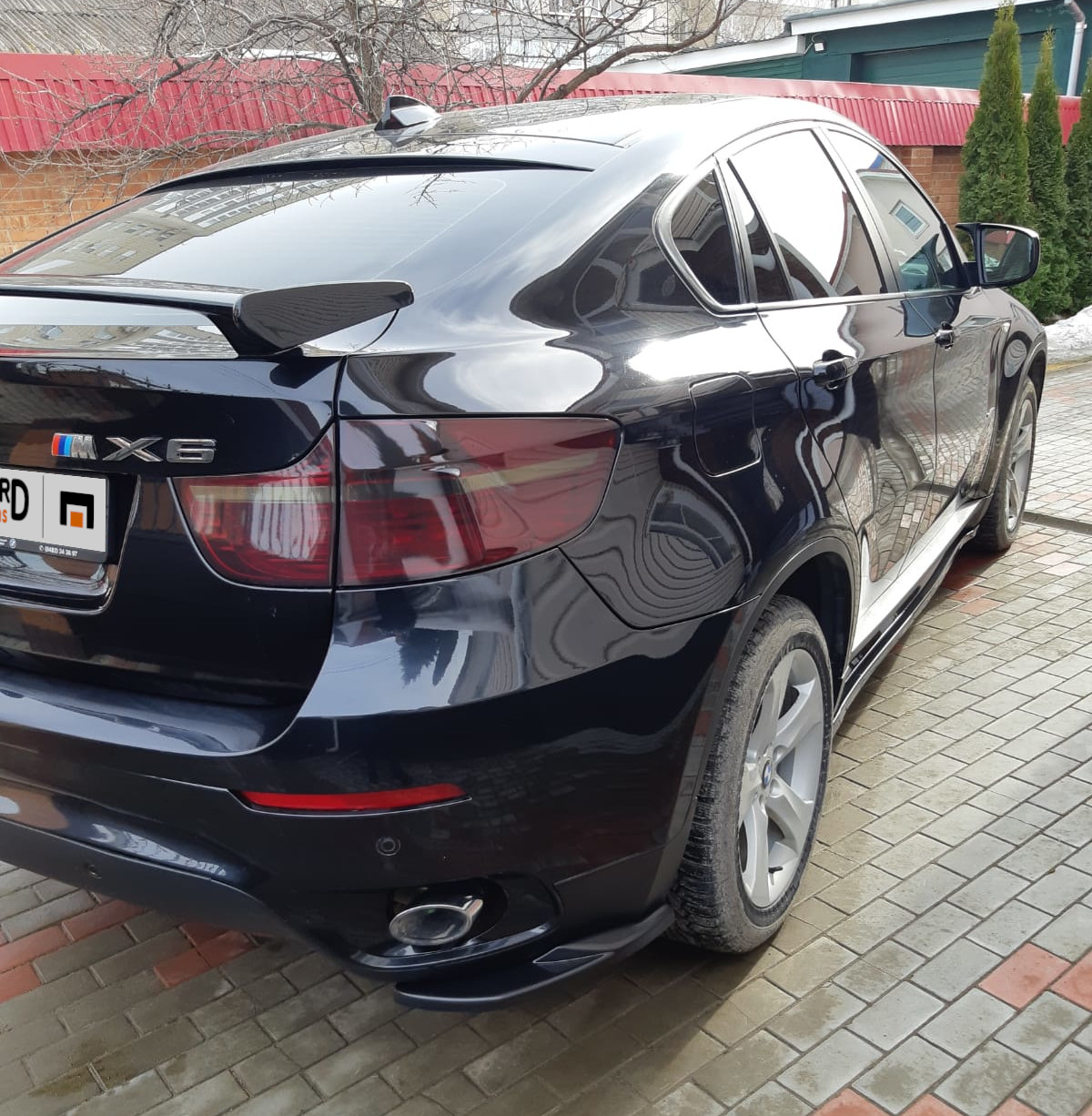 картинка Сплиттеры заднего бампера BMW X6 E71 - под покраску vonard customs 