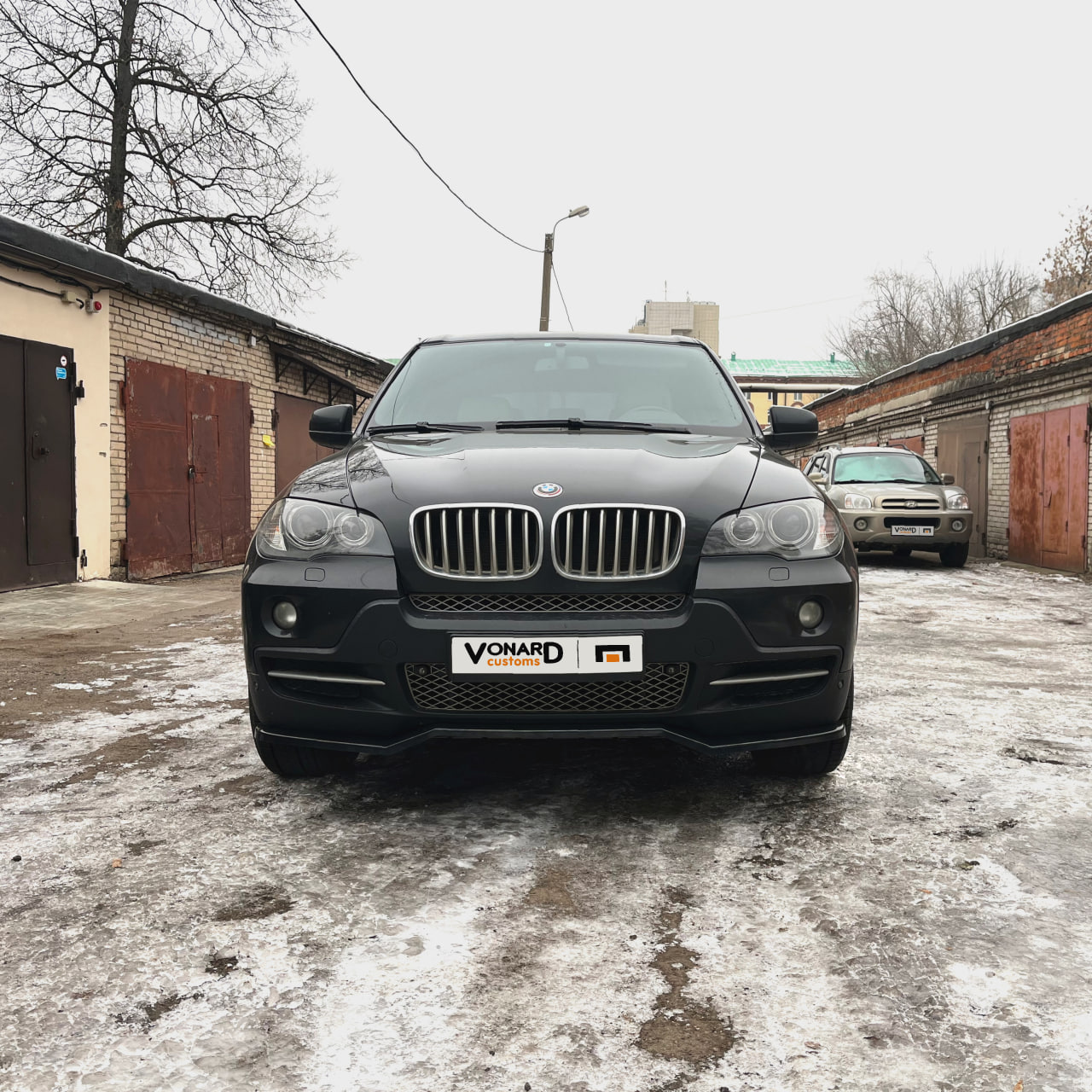картинка Сплиттер переднего бампера BMW X5 E70 vonard customs 