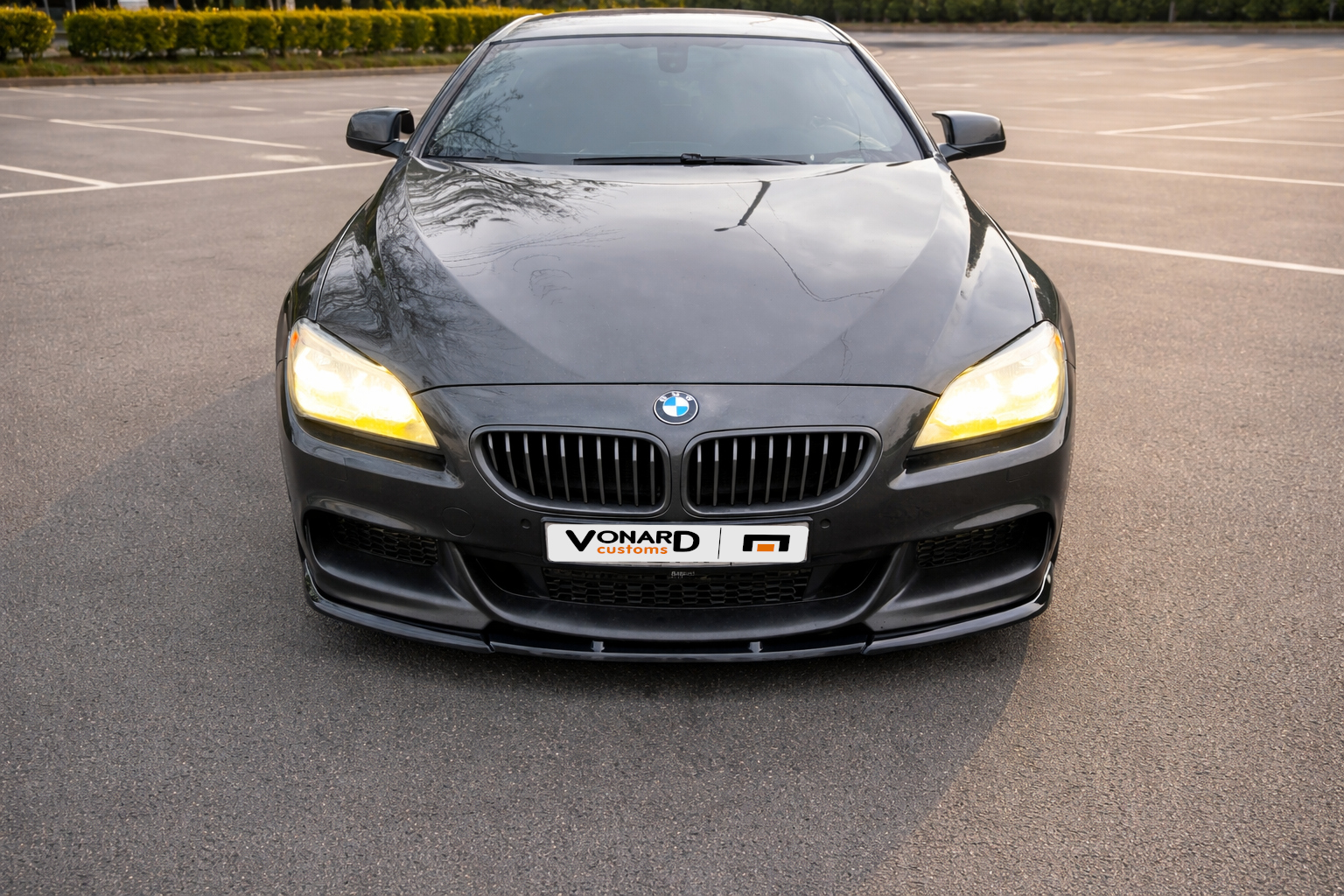 картинка Сплиттер переднего бампера BMW 6 F06 / F12 / F13 M-Pack vonard customs 