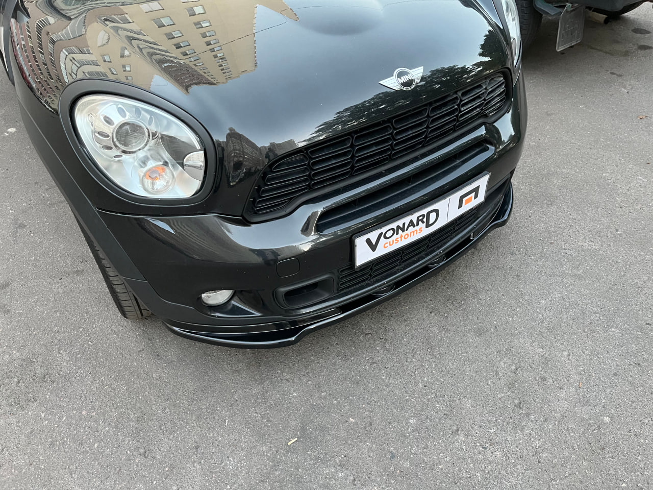 картинка Сплиттер переднего бампера MINI R60 Countryman S - под покраску vonard customs 