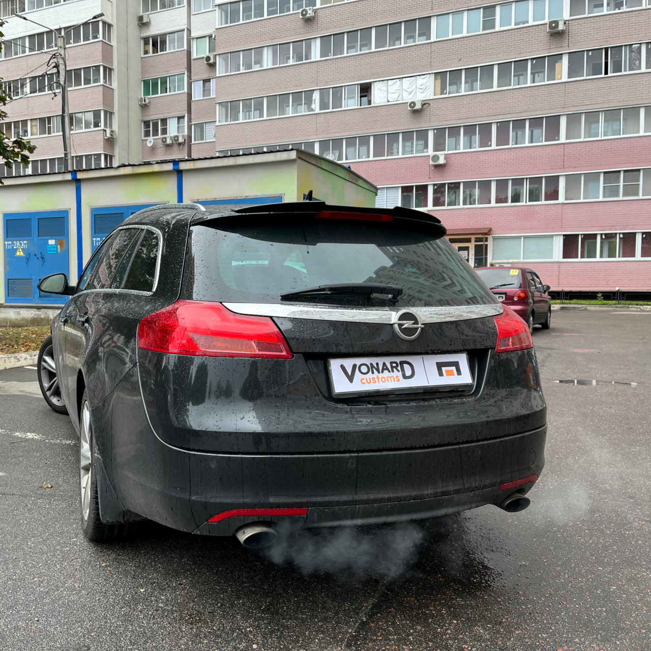 картинка Спойлер лезвие крышки багажника Opel Insignia 1 универсал (короткий) vonard customs 