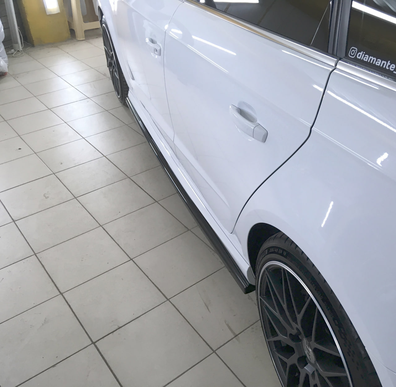 картинка Лезвия под пороги Audi A3 S3 8V S-Line рест. vonard customs 