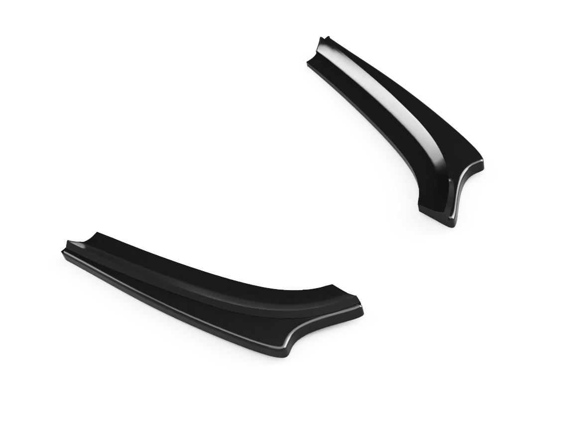 картинка Сплиттеры заднего бампера VW Polo 5 седан (lim) - текстура vonard customs 