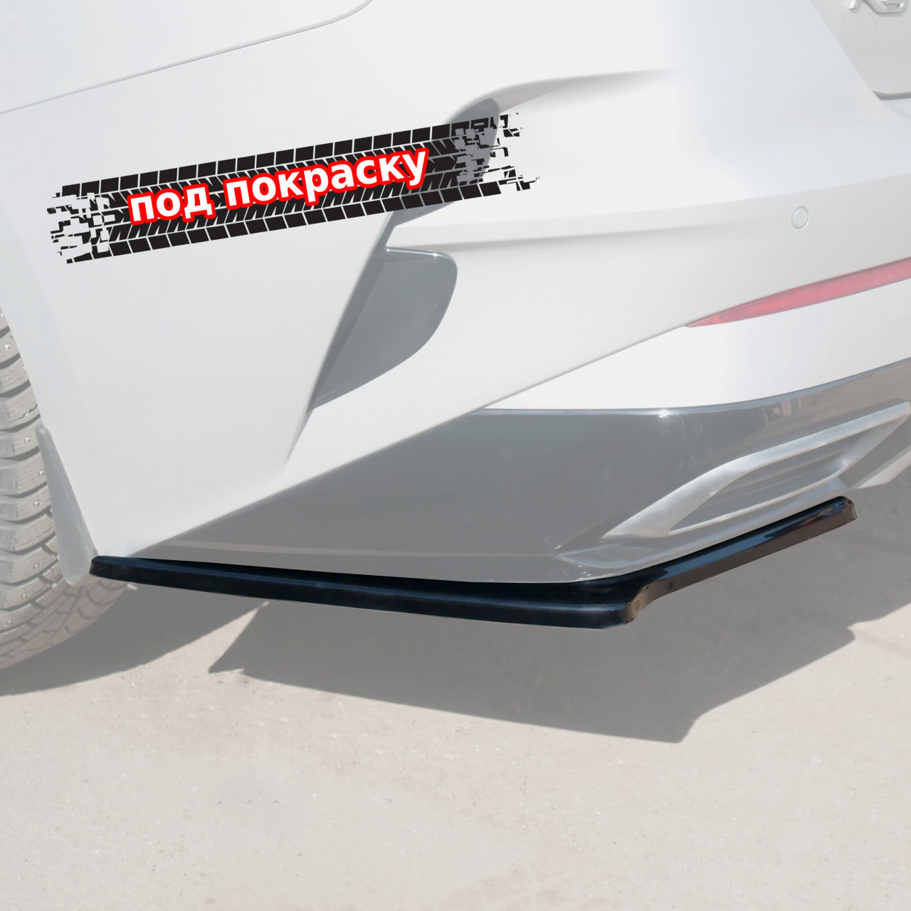 картинка Сплиттеры заднего бампера KIA K5 3 - под покраску vonard customs 
