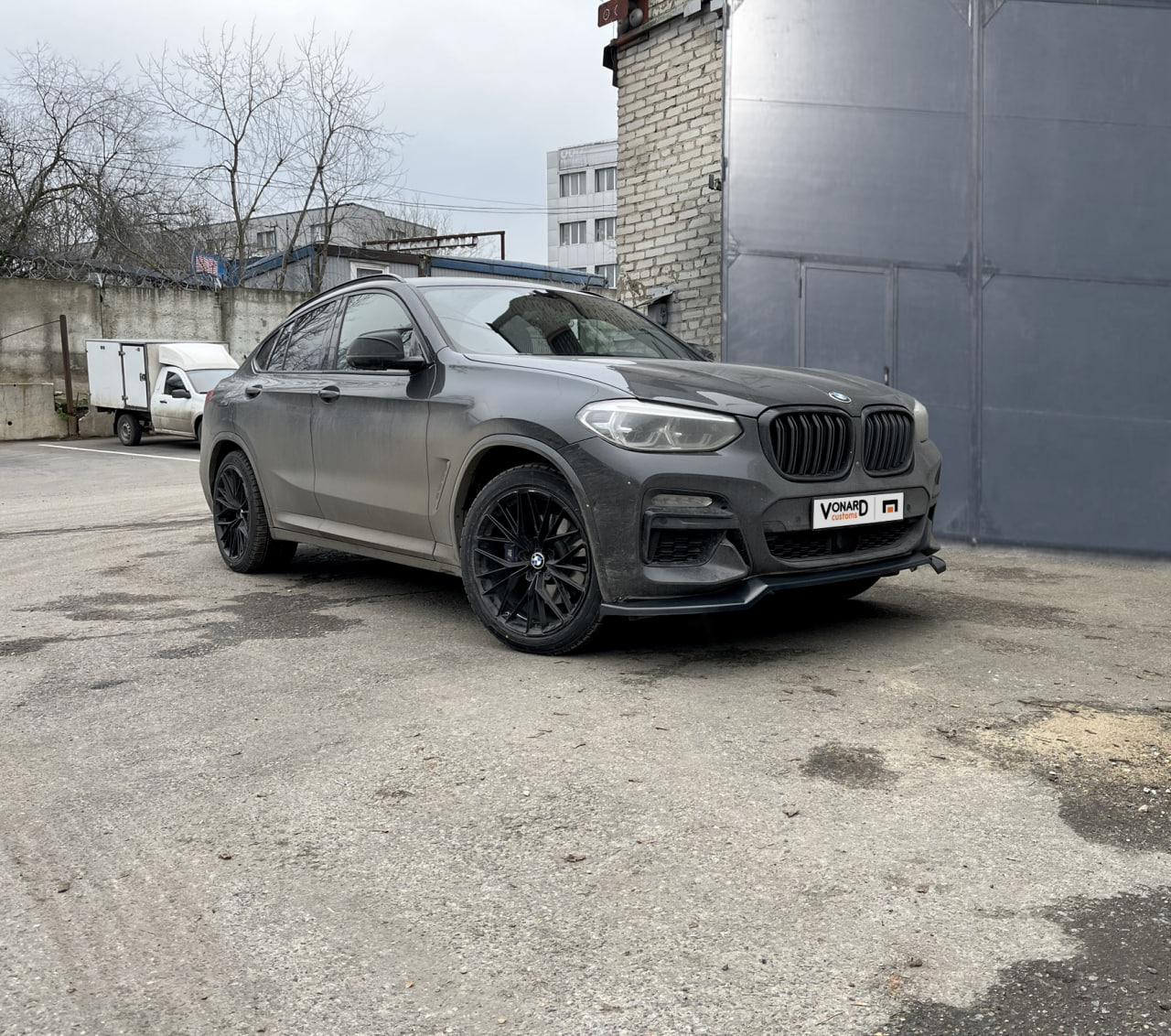 картинка Сплиттер переднего бампера BMW X3 G01 / X4 G02 M-Pack V2 vonard customs 