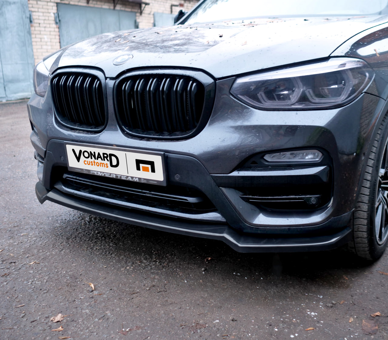 картинка Сплиттер переднего бампера BMW X3 G01 - под покраску vonard customs 