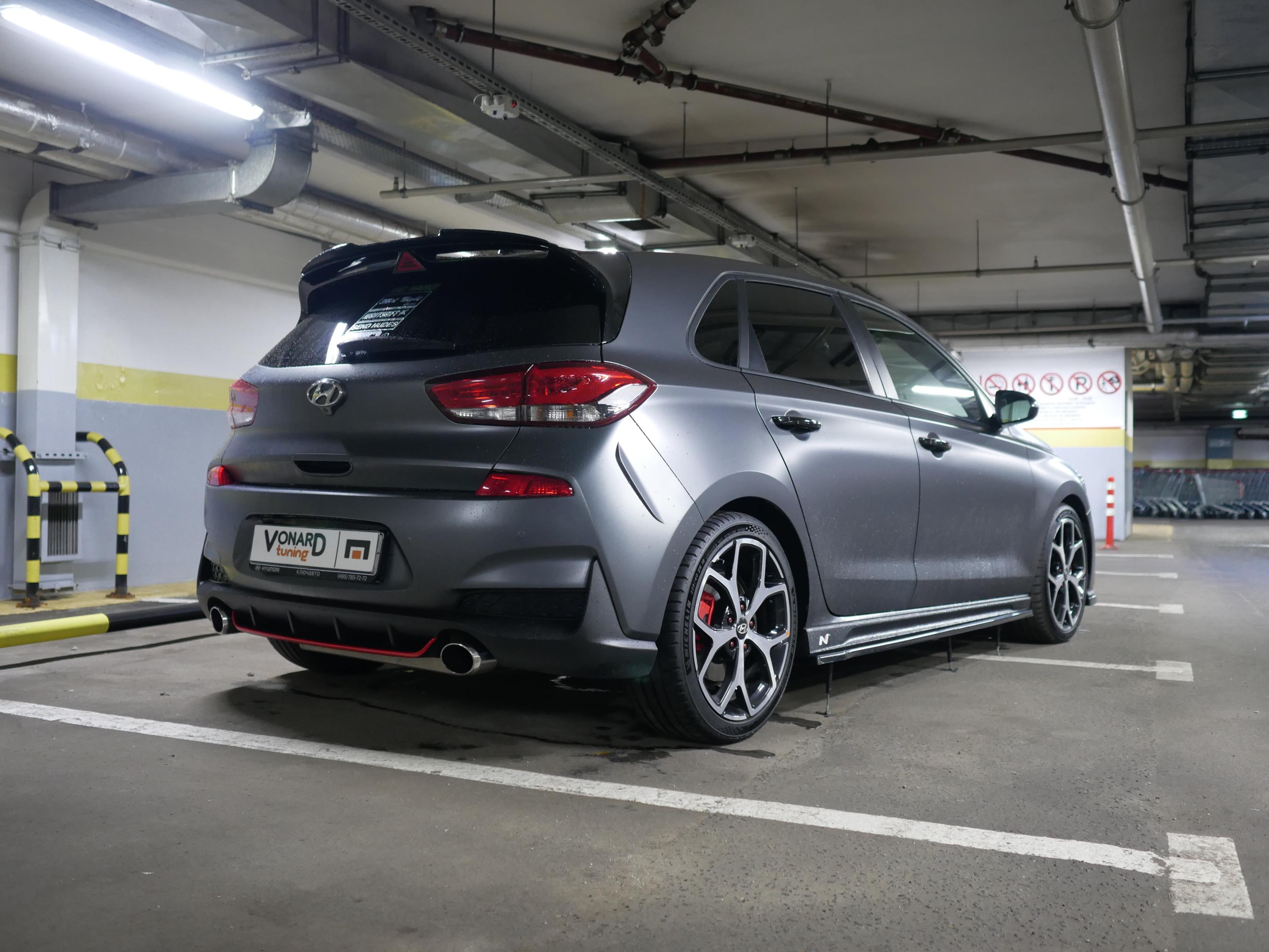 картинка Спойлер лезвие крышки багажника Hyundai I30N - под покраску vonard customs 