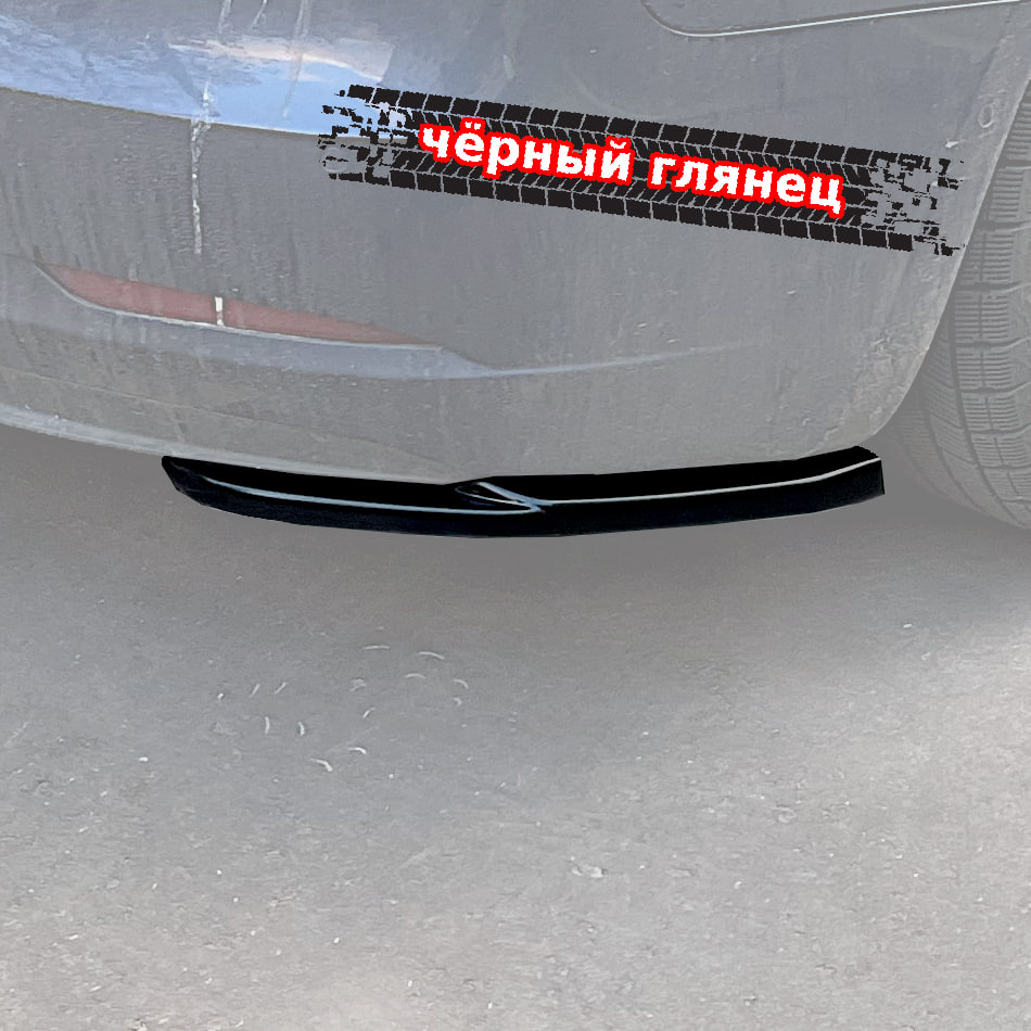 картинка Сплиттеры заднего бампера Tesla Model 3 vonard customs 