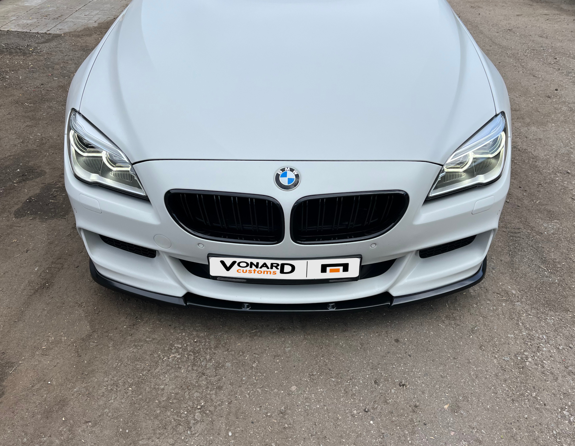 картинка Сплиттер переднего бампера BMW 6 F06 / F12 / F13 M-Pack vonard customs 