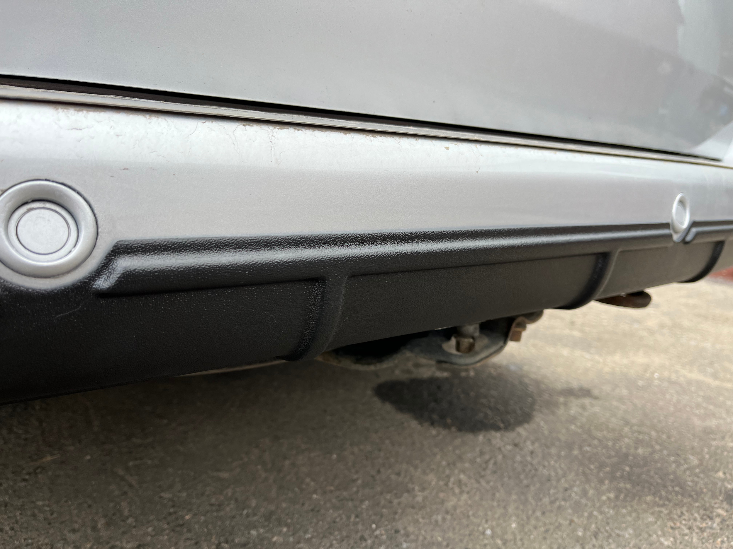 картинка Диффузор накладка заднего бампера VW T5 / T5.1 - текстура vonard customs 