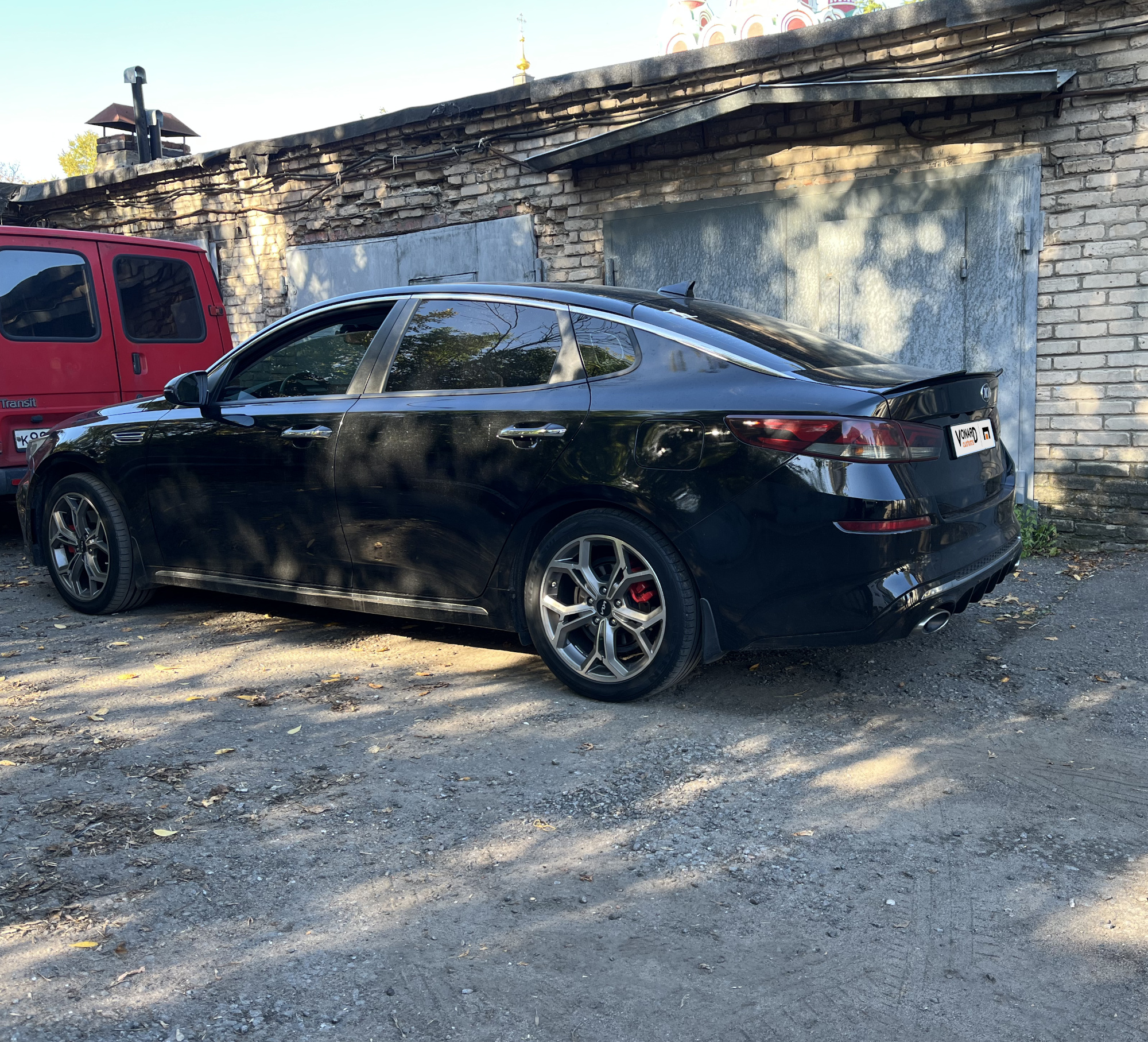 картинка Спойлер крышки багажника для KIA Optima 4 - черный глянец vonard customs 