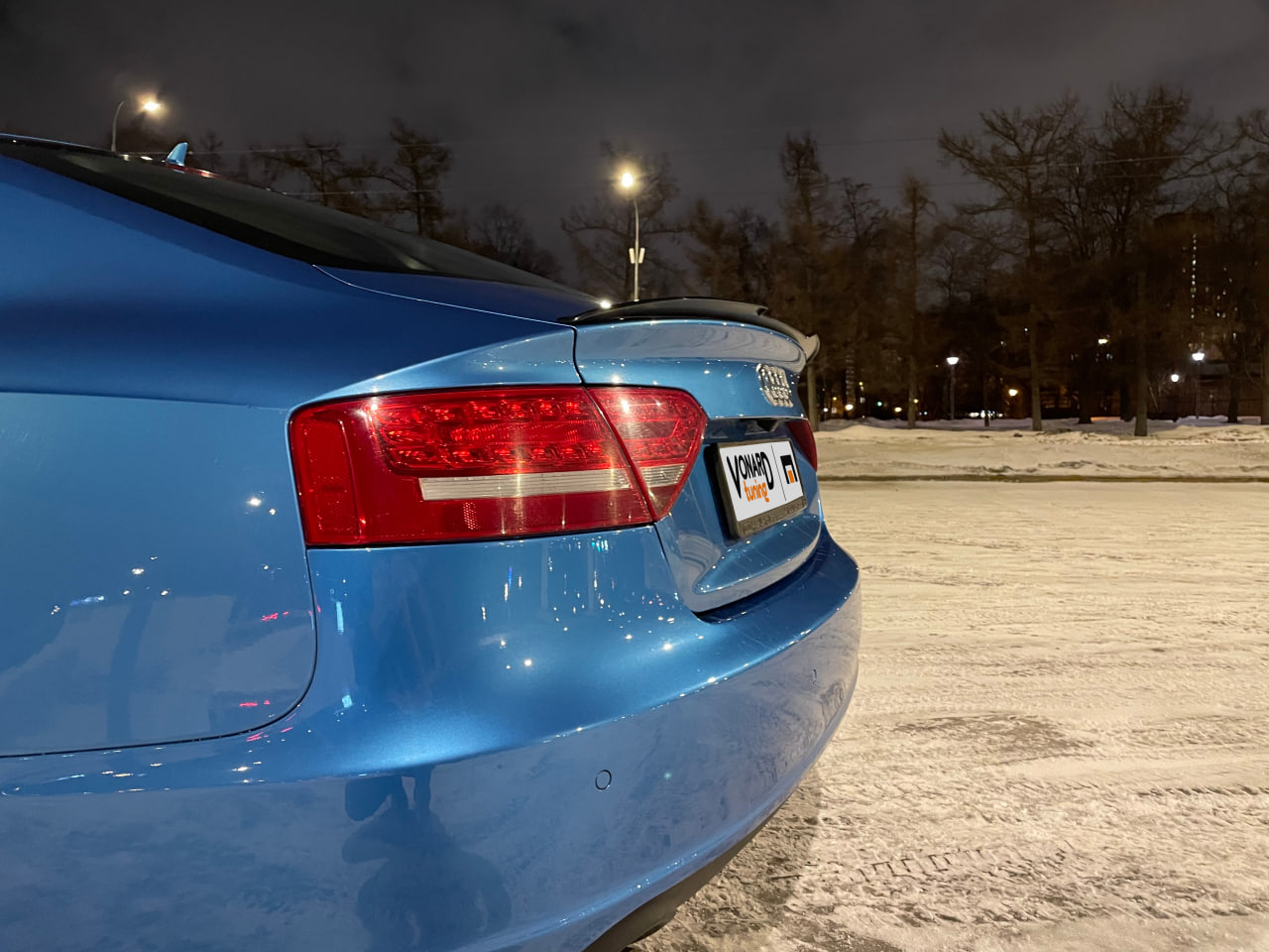 картинка Спойлер лезвие крышки багажника Audi A5 B8 Sportback vonard customs 