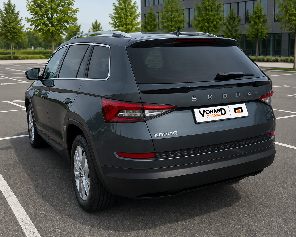 картинка Спойлер крышки багажника (нижний) Skoda Kodiaq 1 (ver. 2) vonard customs 