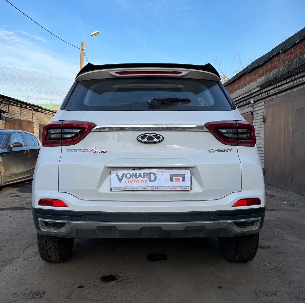 картинка Спойлер лезвие крышки багажника Chery Tiggo 4 Pro (devil) vonard customs 