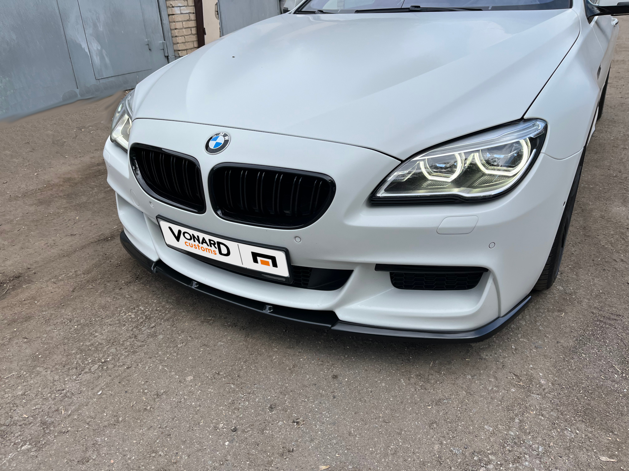 картинка Сплиттер переднего бампера BMW 6 F06 / F12 / F13 M-Pack vonard customs 