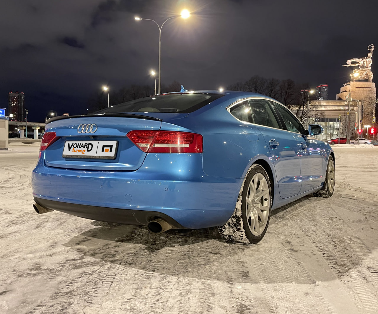 картинка Спойлер лезвие крышки багажника Audi A5 B8 Sportback vonard customs 