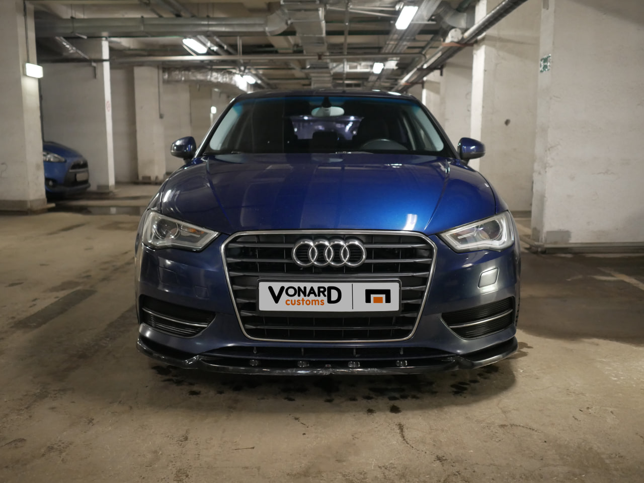 картинка Сплиттер переднего бампера Audi A3 8V - под покраску vonard customs 