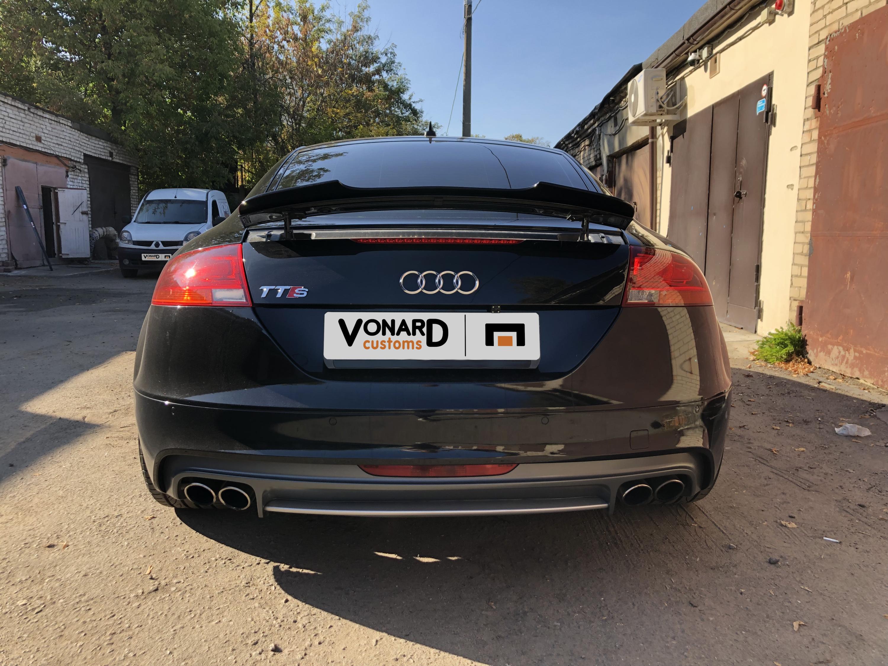 картинка Спойлер лезвие крышки багажника Audi TT 2 8J vonard customs 