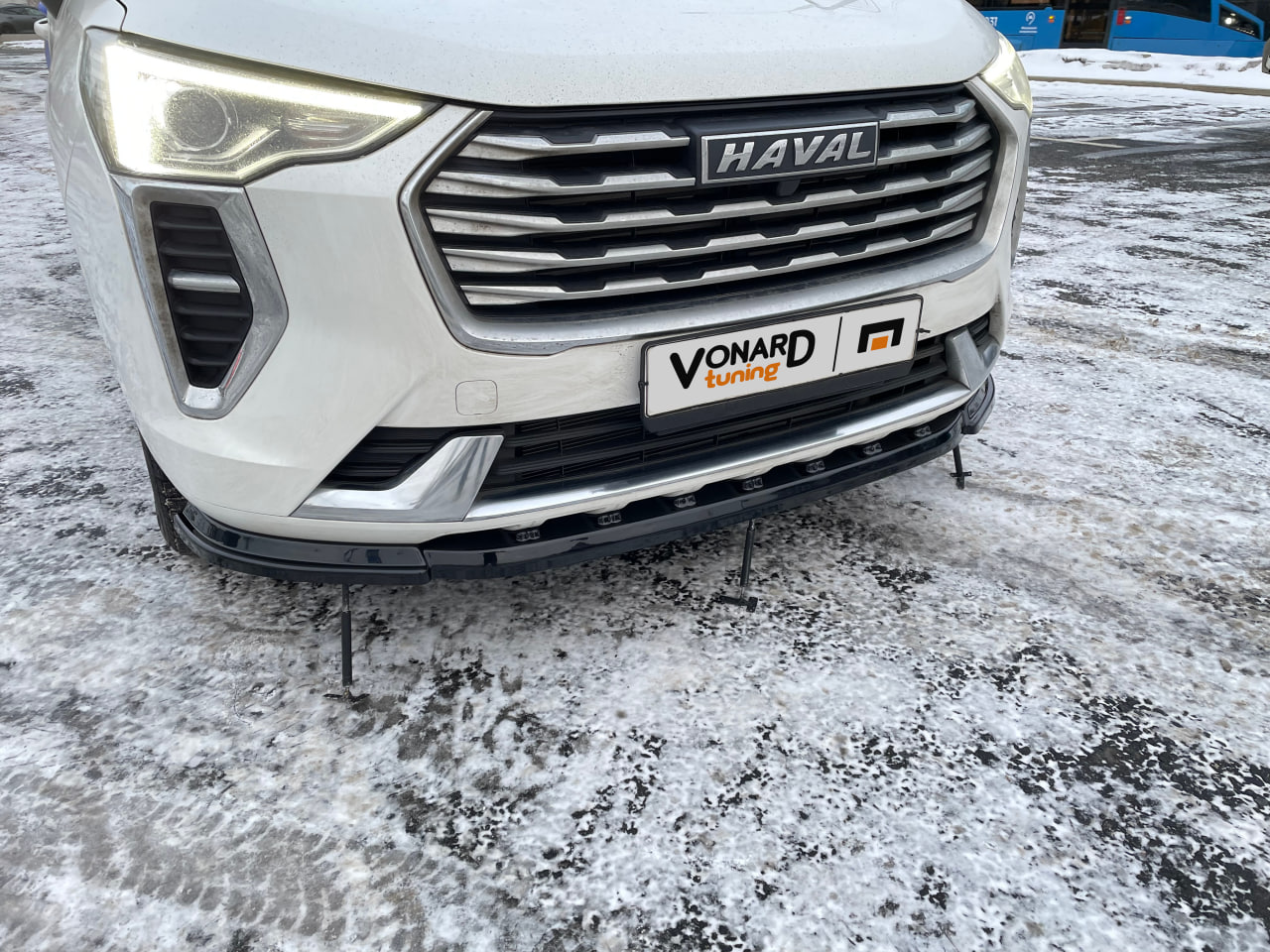 картинка Сплиттер переднего бампера Haval Jolion 1 vonard customs 