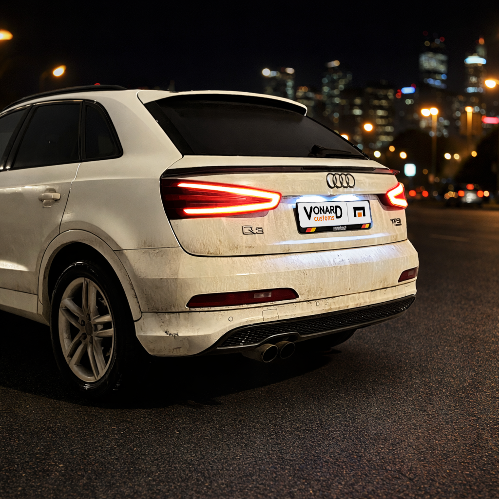 картинка Спойлер лезвие крышки багажника (нижний) Audi Q3 8U  vonard customs 