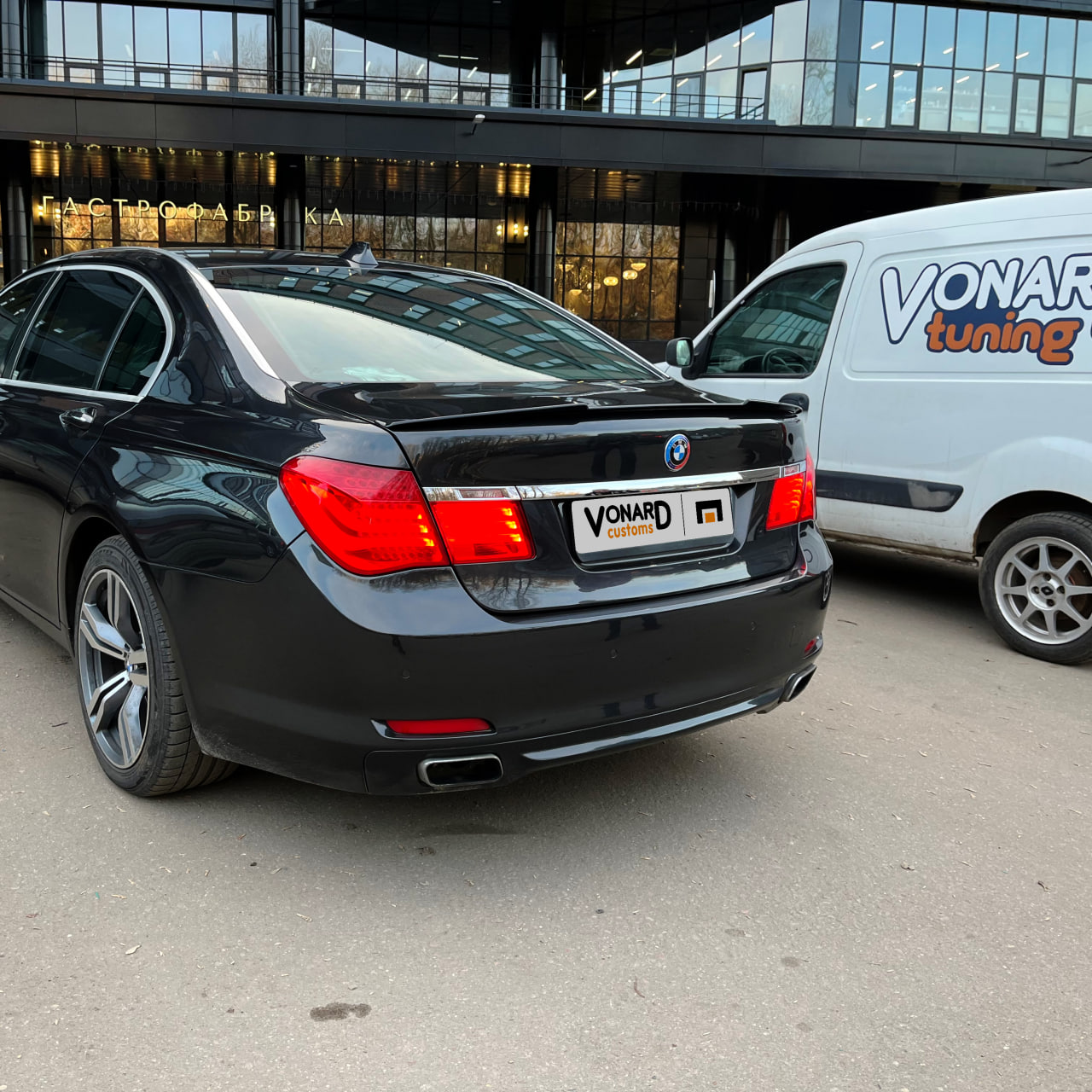 картинка Спойлер лезвие крышки багажника BMW 7 F01 F02 v1 vonard customs 