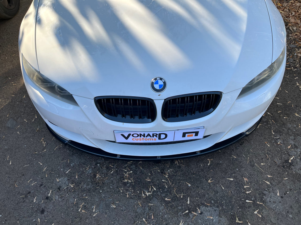 картинка Сплиттер переднего бампера BMW 3 E92 E93 M-pack V1 vonard customs 