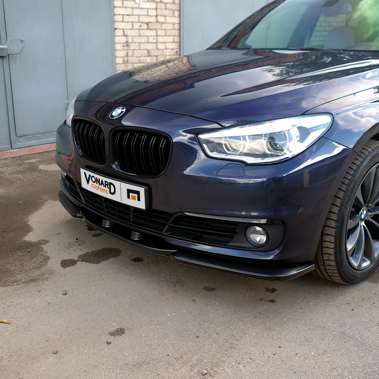 картинка Сплиттер переднего бампера BMW 5 F07 GT рест. vonard customs 