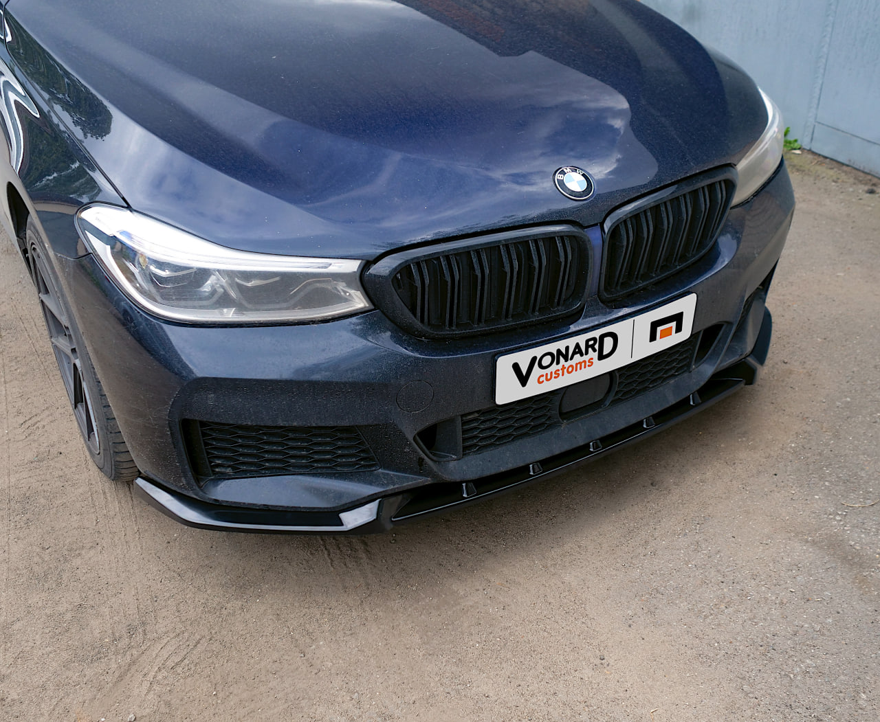 картинка Сплиттер переднего бампера BMW 6 G32 GT M-Pack vonard customs 