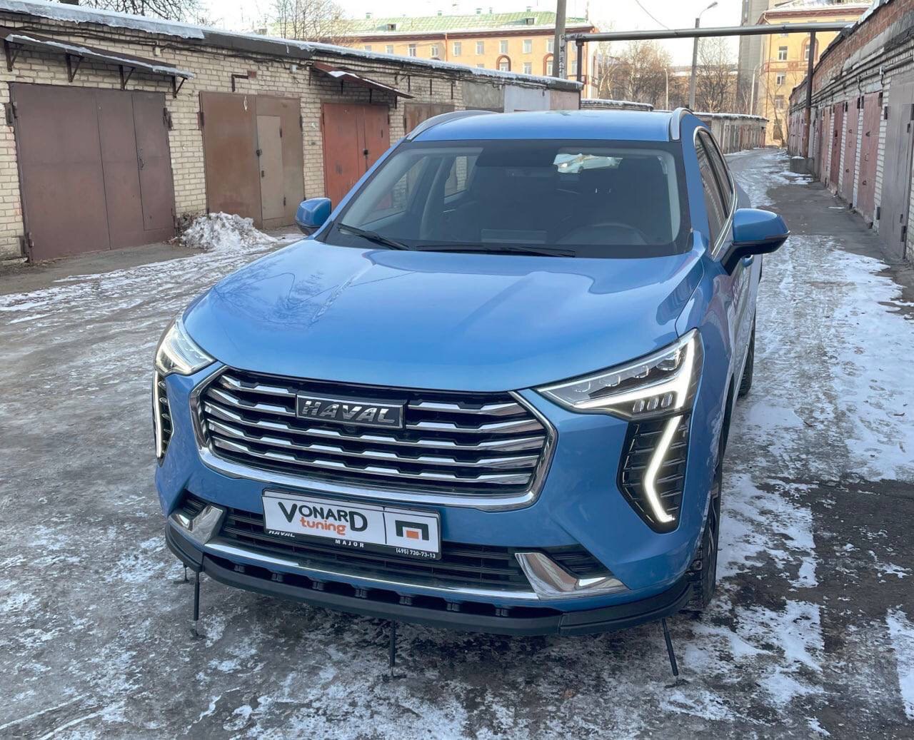 картинка Сплиттер переднего бампера Haval Jolion 1 - текстура vonard customs 