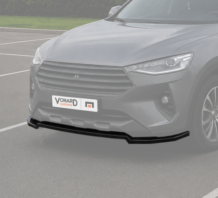 картинка Сплиттер переднего бампера Haval F7 / F7x V2 - под покраску vonard customs 