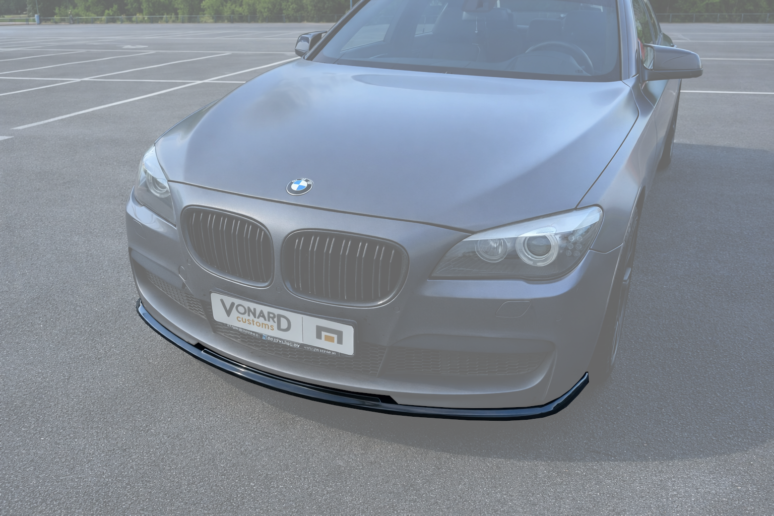 картинка Сплиттер переднего бампера BMW 7 F01 F02 M-Pack v2 vonard customs 