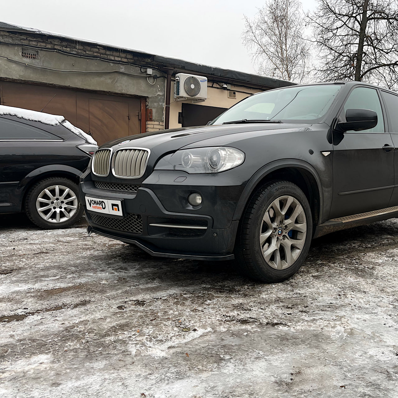 картинка Сплиттер переднего бампера BMW X5 E70 vonard customs 