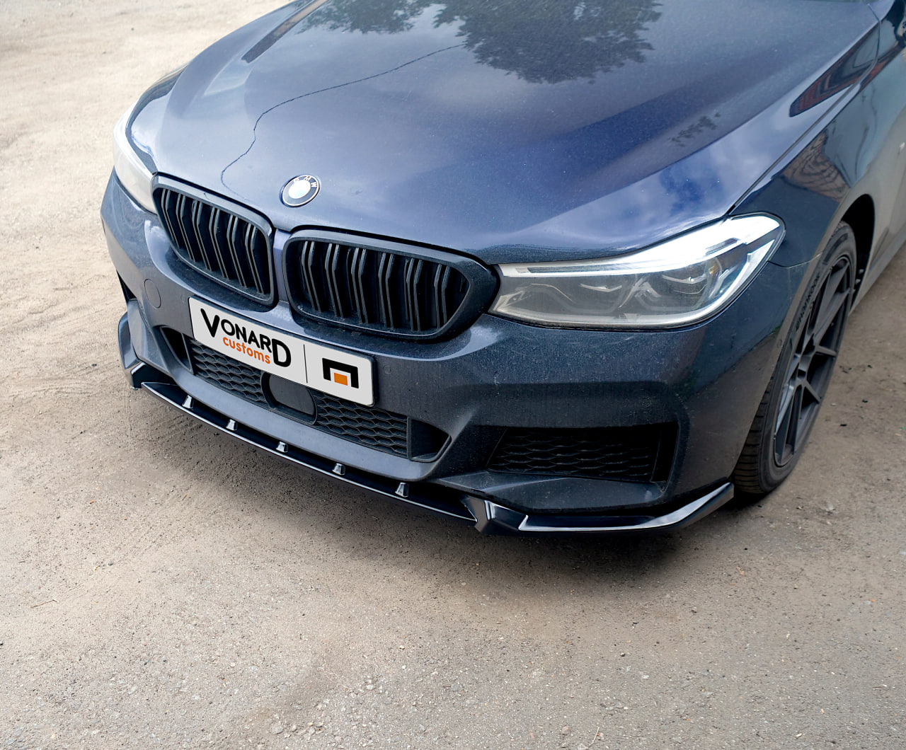 картинка Сплиттер переднего бампера BMW 6 G32 GT M-Pack vonard customs 