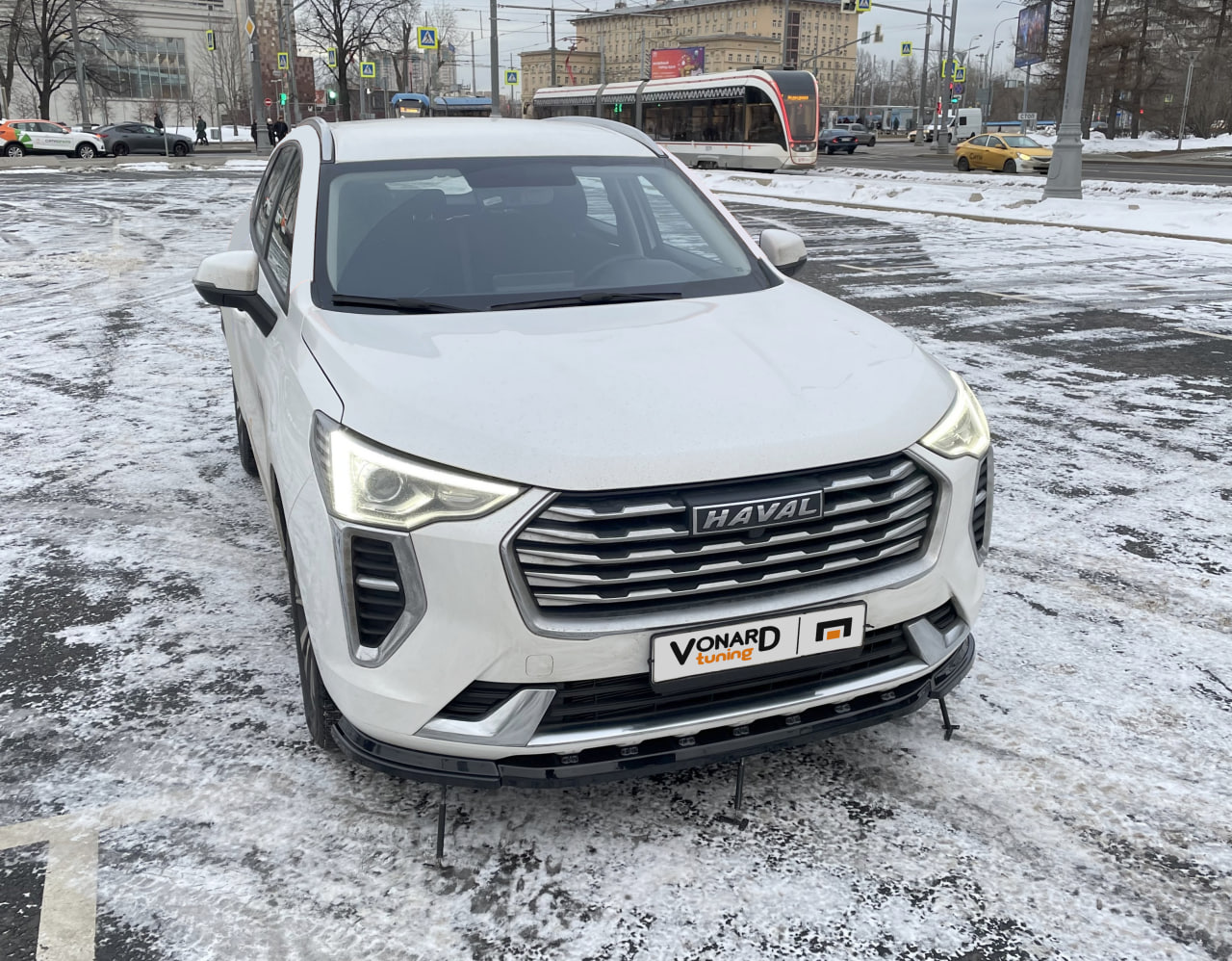 картинка Сплиттер переднего бампера Haval Jolion 1 - под покраску vonard customs 