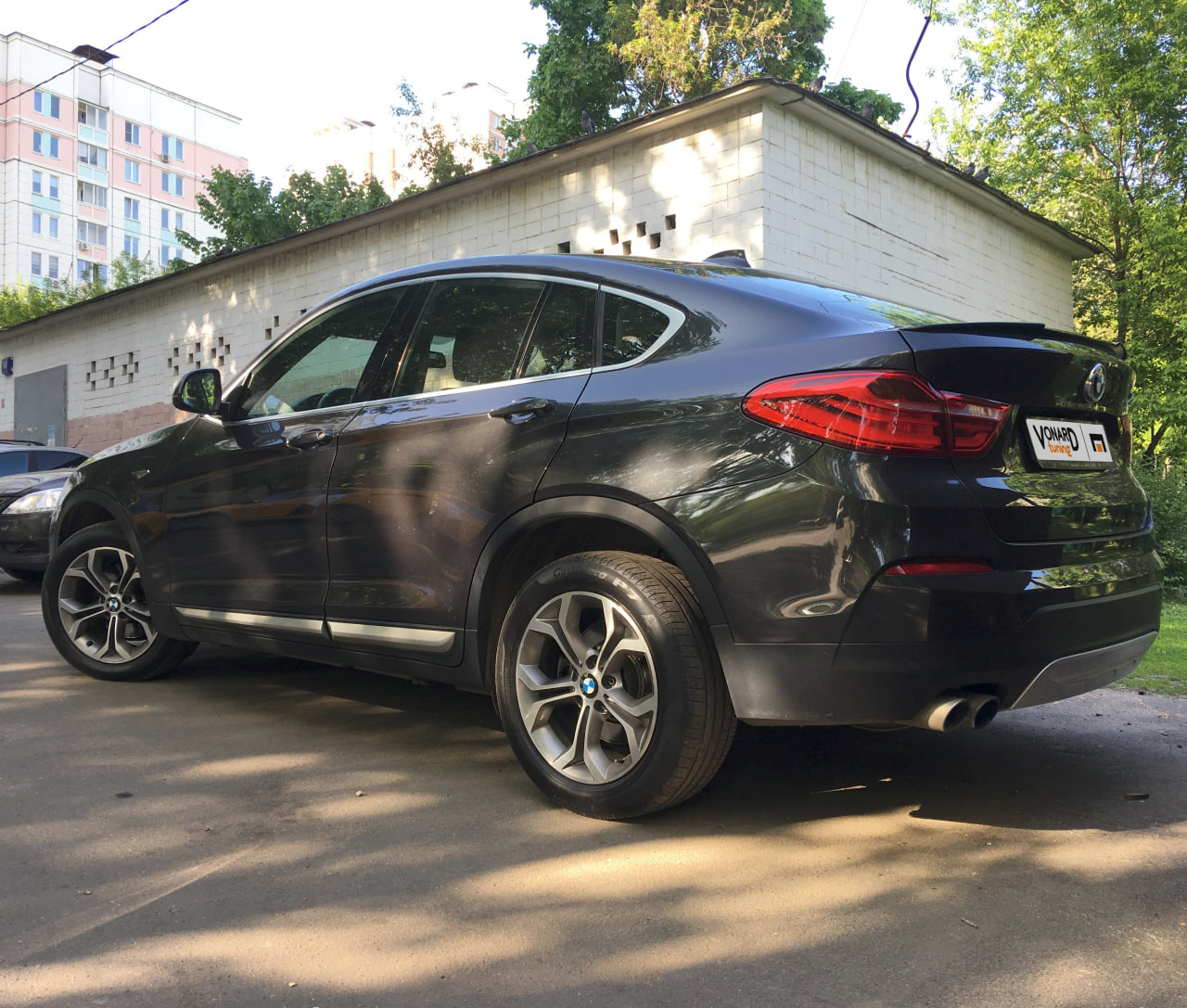 картинка Спойлер лезвие крышки багажника BMW X4 F26 - под покраску vonard customs 