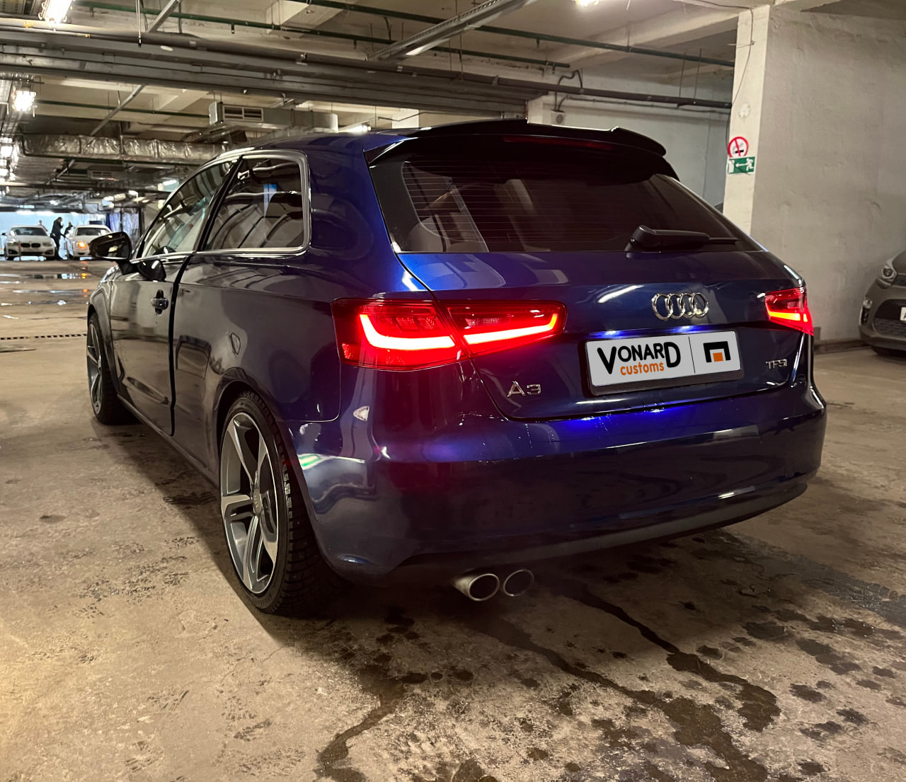 картинка Спойлер лезвие крышки багажника Audi A3 8V Coupe - под покраску vonard customs 