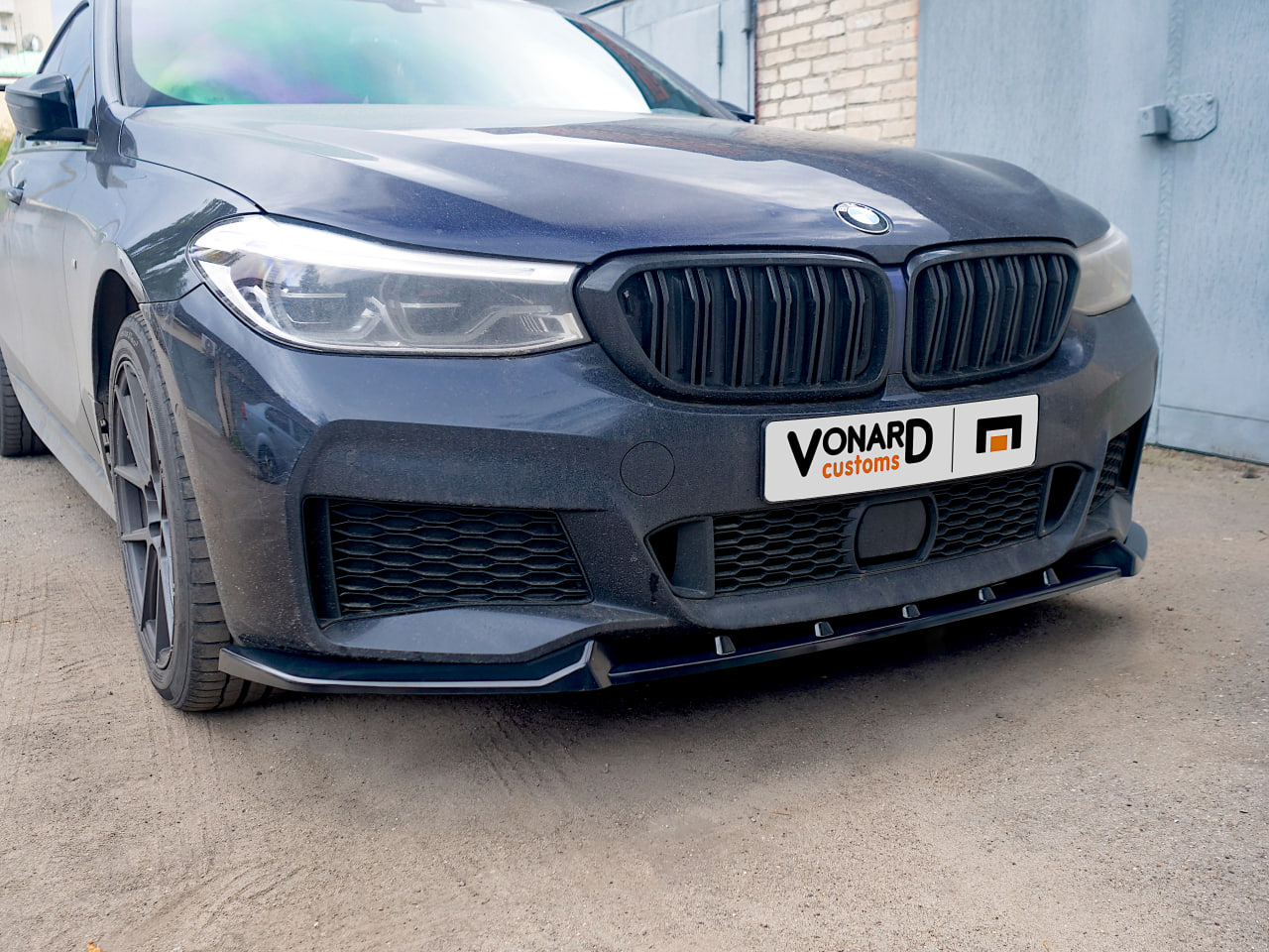 картинка Сплиттер переднего бампера BMW 6 G32 GT M-Pack vonard customs 
