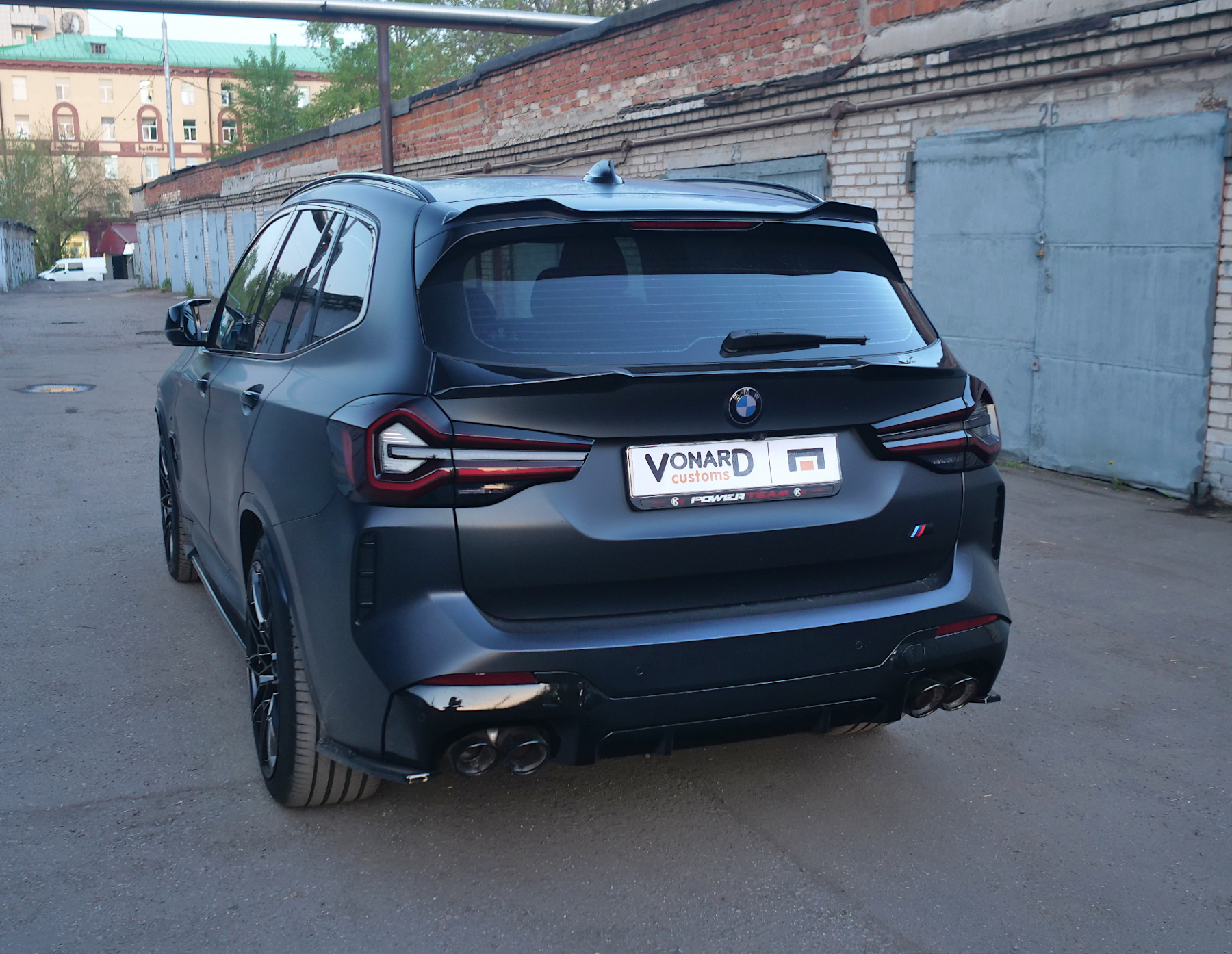 картинка Спойлер крышки багажника (нижний) BMW X3 G01 vonard customs 