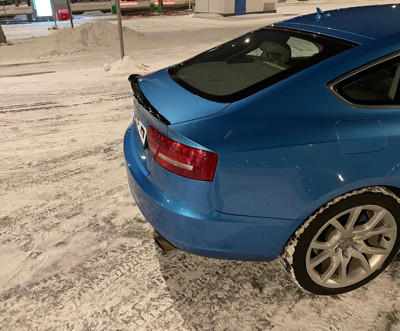 картинка Спойлер лезвие крышки багажника Audi A5 B8 Sportback vonard customs 
