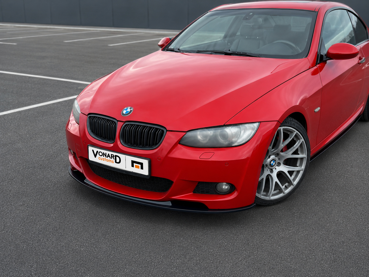 картинка Сплиттер переднего бампера BMW 3 E92 E93 M-pack V2 vonard customs 